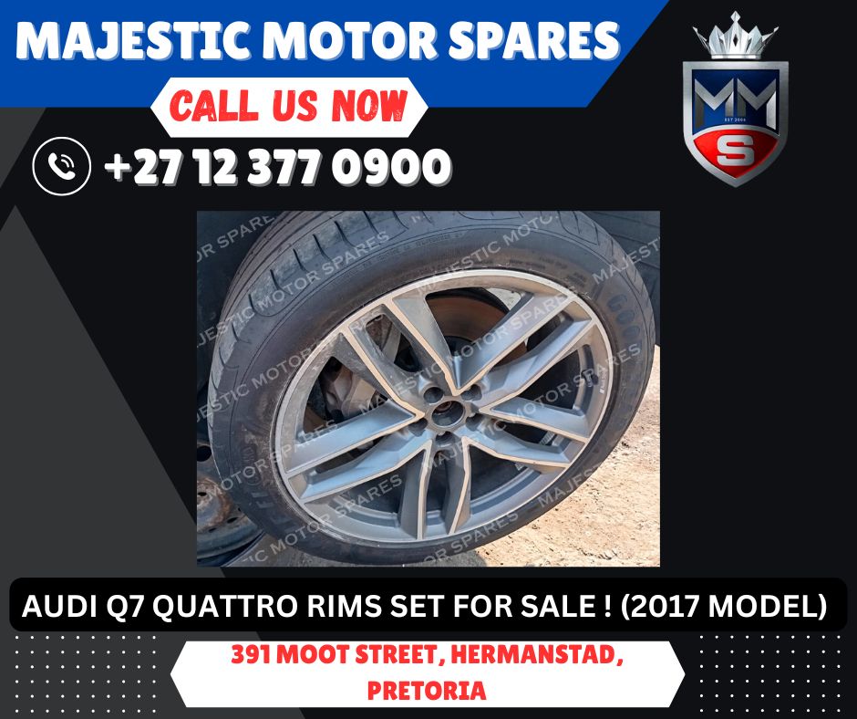For Sale: Audi Q7 Quattro Rims Set (2017 Model) – Second Hand