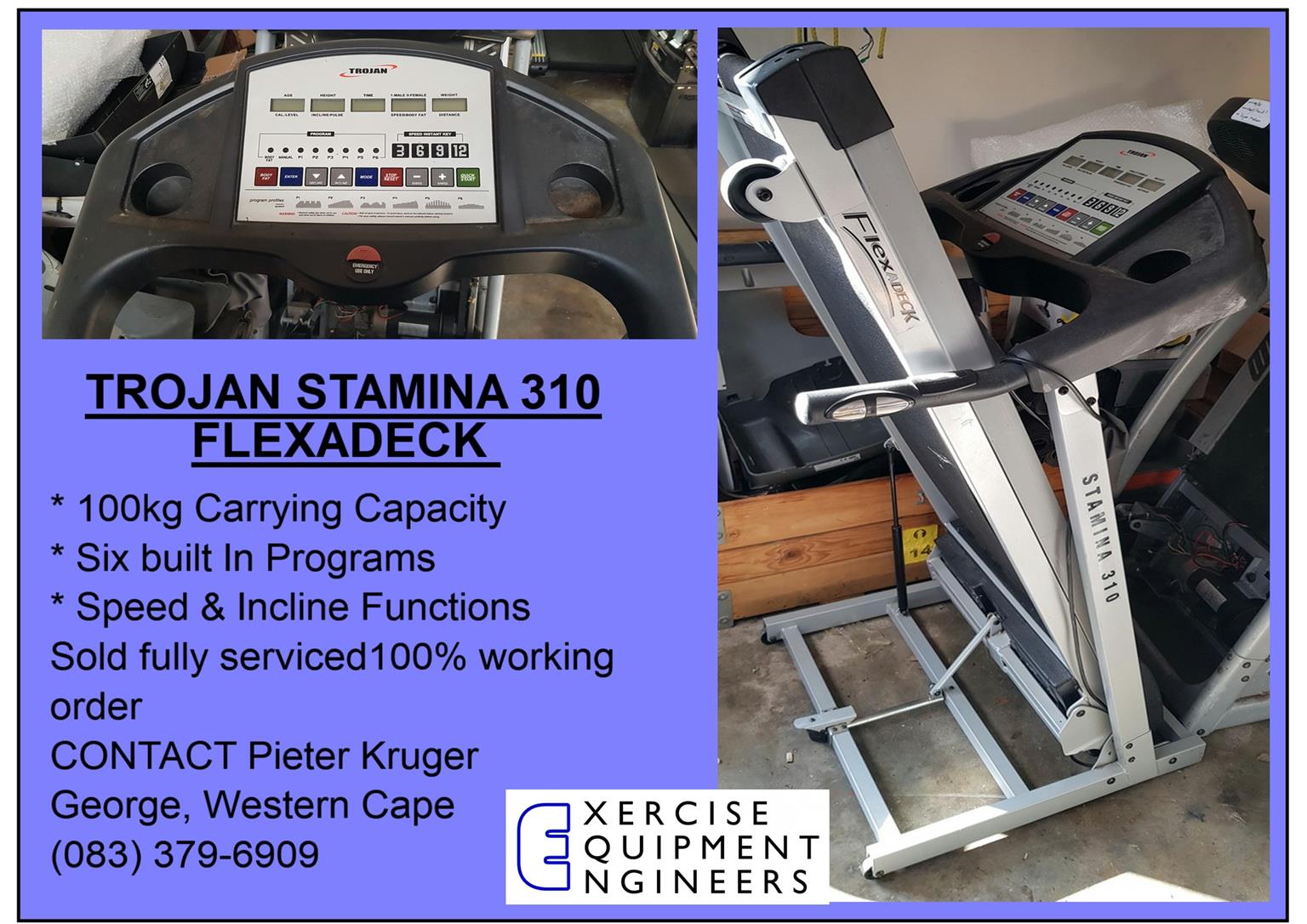 Trojan Stamina310 FlexADeck Treadmill