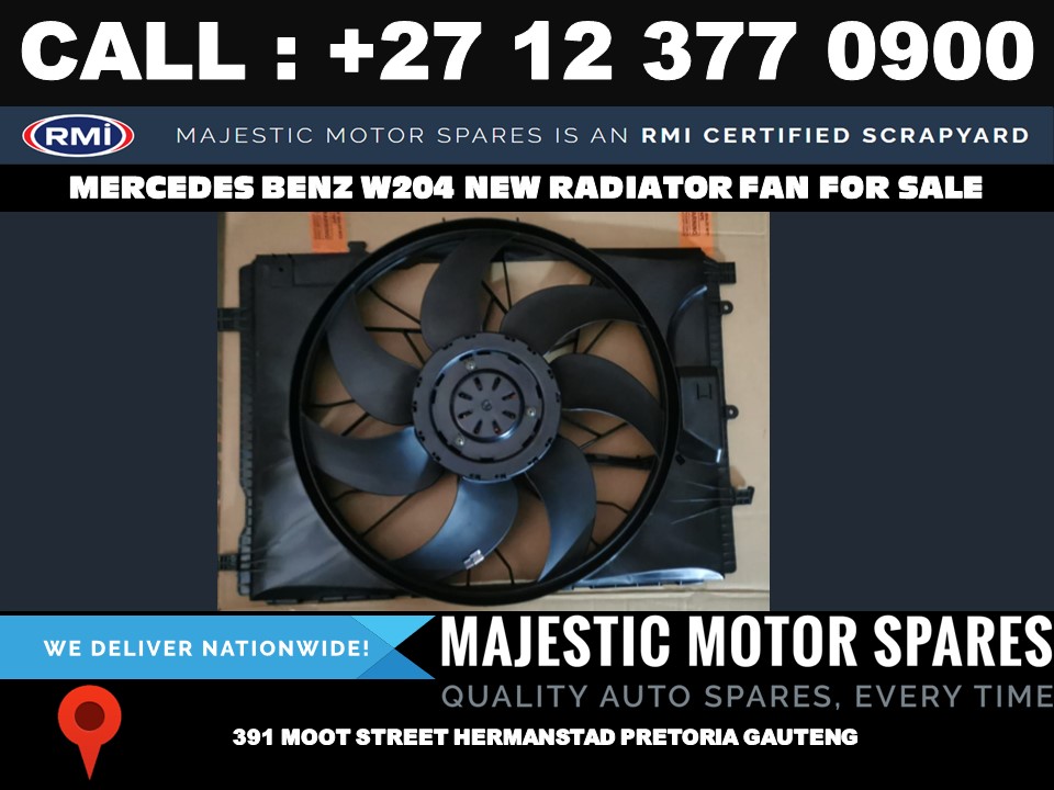 Mercedes Benz W204 new radiator fan