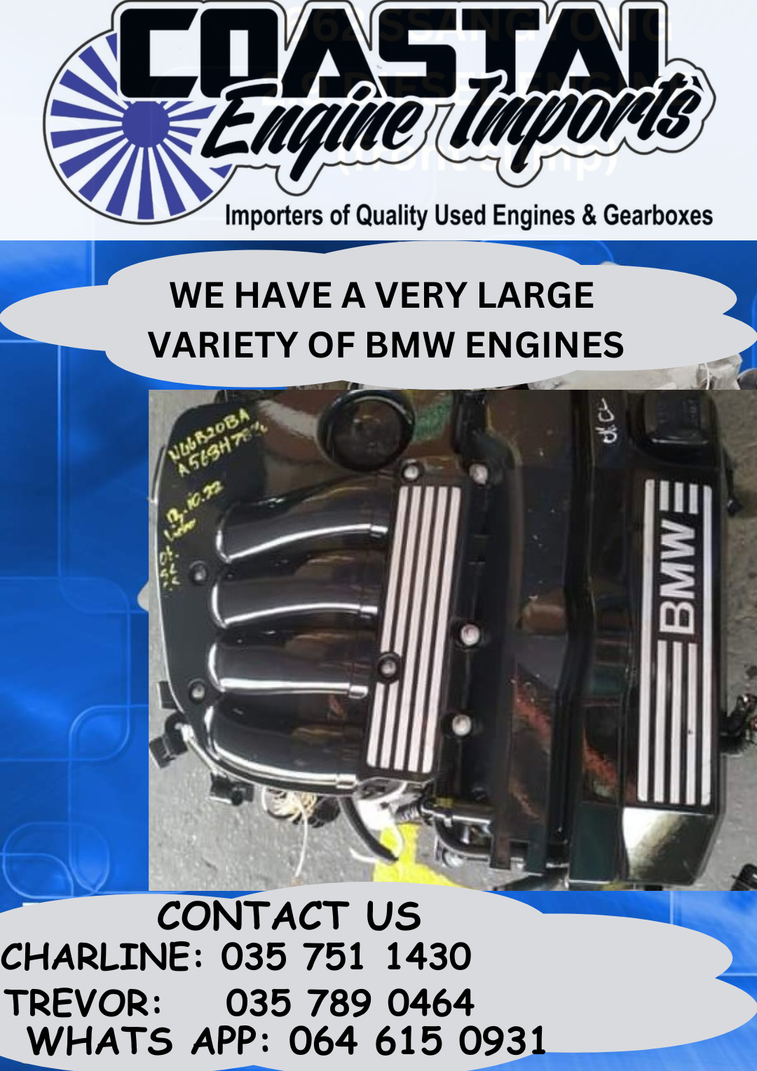 BMW E46 M47 320D FACELIFT ENGINE - Private Seller BMW E46 M47 320D FACELIFT ENGINE - Private Seller