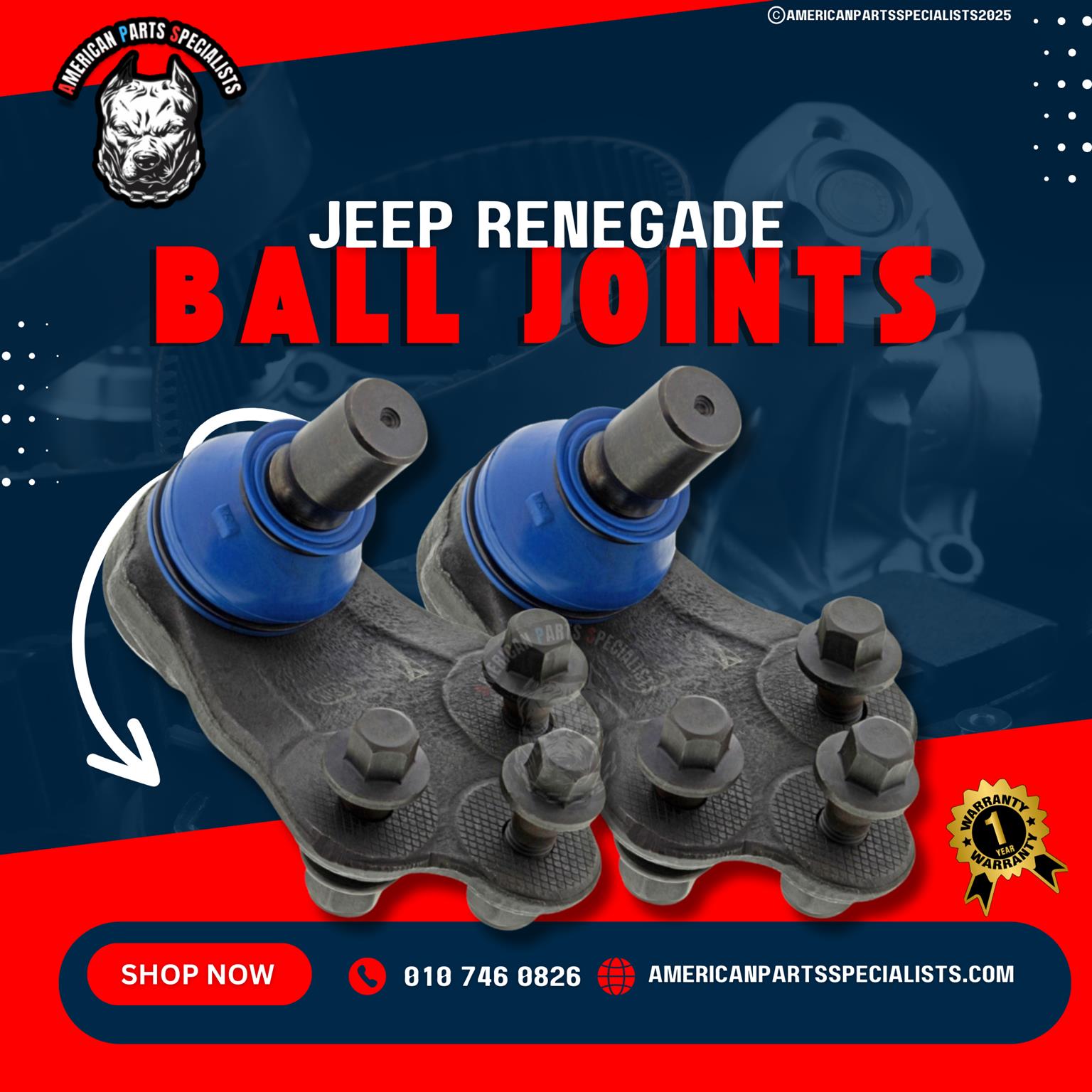 Jeep Ball Joints For Sale - Private Seller Jeep Ball Joints For Sale - Private Seller