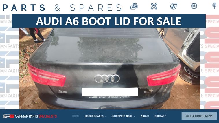 AUDI A6 BOOT LID FOR SALE - Private Seller AUDI A6 BOOT LID FOR SALE - Private Seller