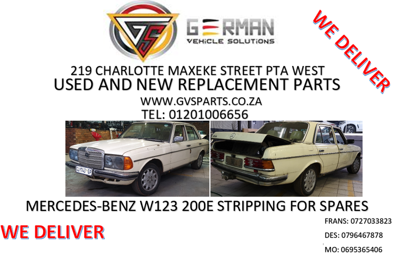 Mercedes w123 deals spare parts