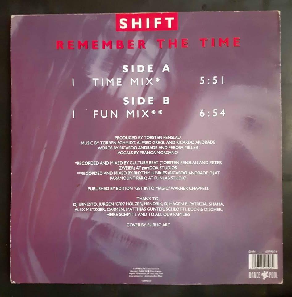 Shift - Remember The Time LP Record