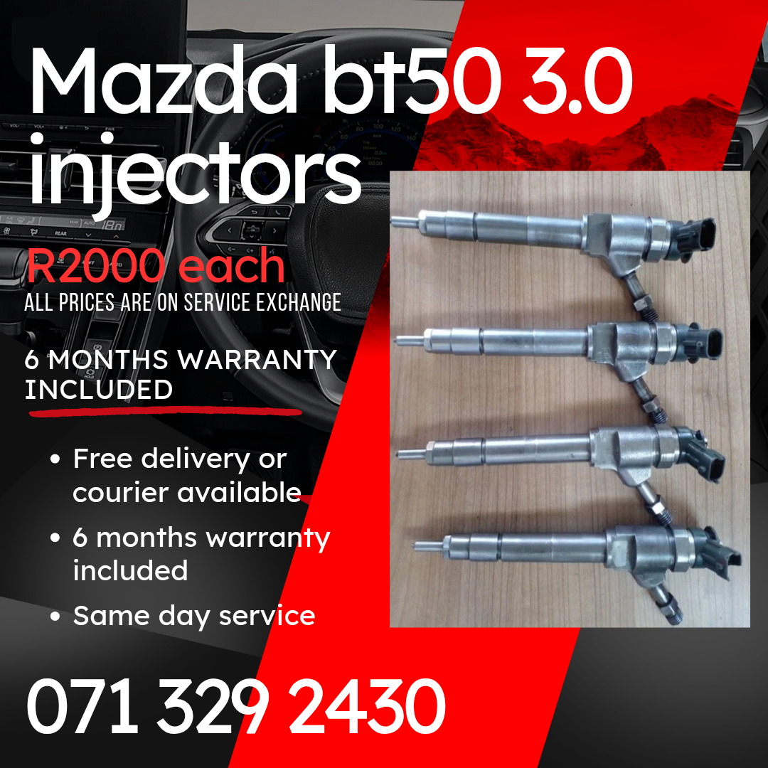 MAZDA BT50 3.0 INJECTORS FOR SALE WITH WARRANTY - Private Seller MAZDA BT50 3.0 INJECTORS FOR SALE WITH WARRANTY - Private Seller