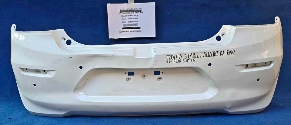 Toyota Starlet & Suzuki Baleno Rear Bumper 22+