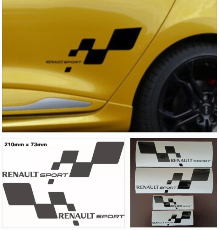 Renault Sport RS badges emblems decals stickers - Private Seller Renault Sport RS badges emblems decals stickers - Private Seller