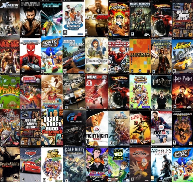 all psp games list