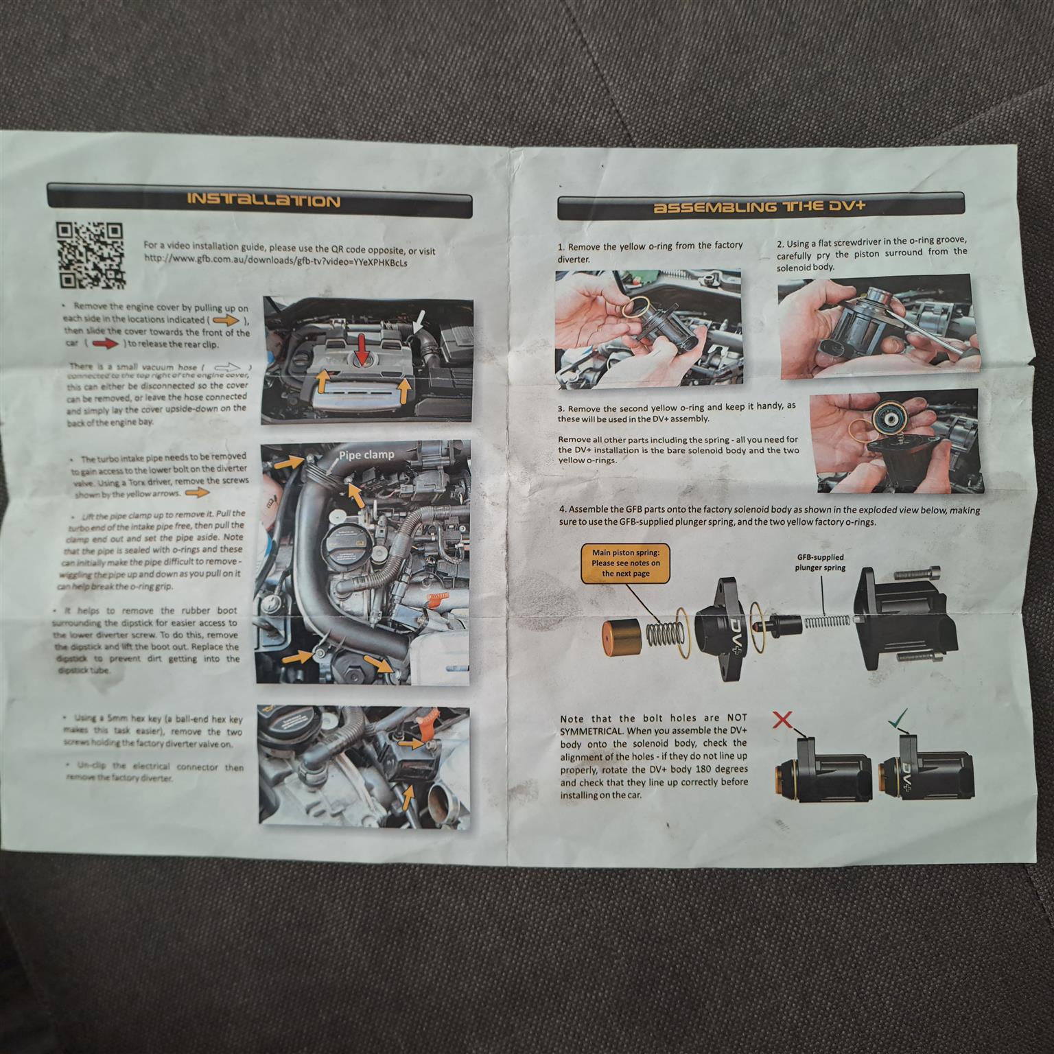 Dv+ GFB for 2011 CAVD JETTA/GOLF - Private Seller