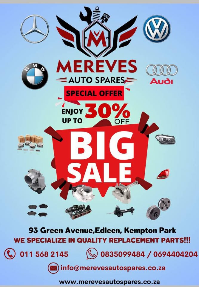 SPECIALS HURRY HURRY For all your VW, BMW, Mercedes Benz n Audi parts - Private Seller