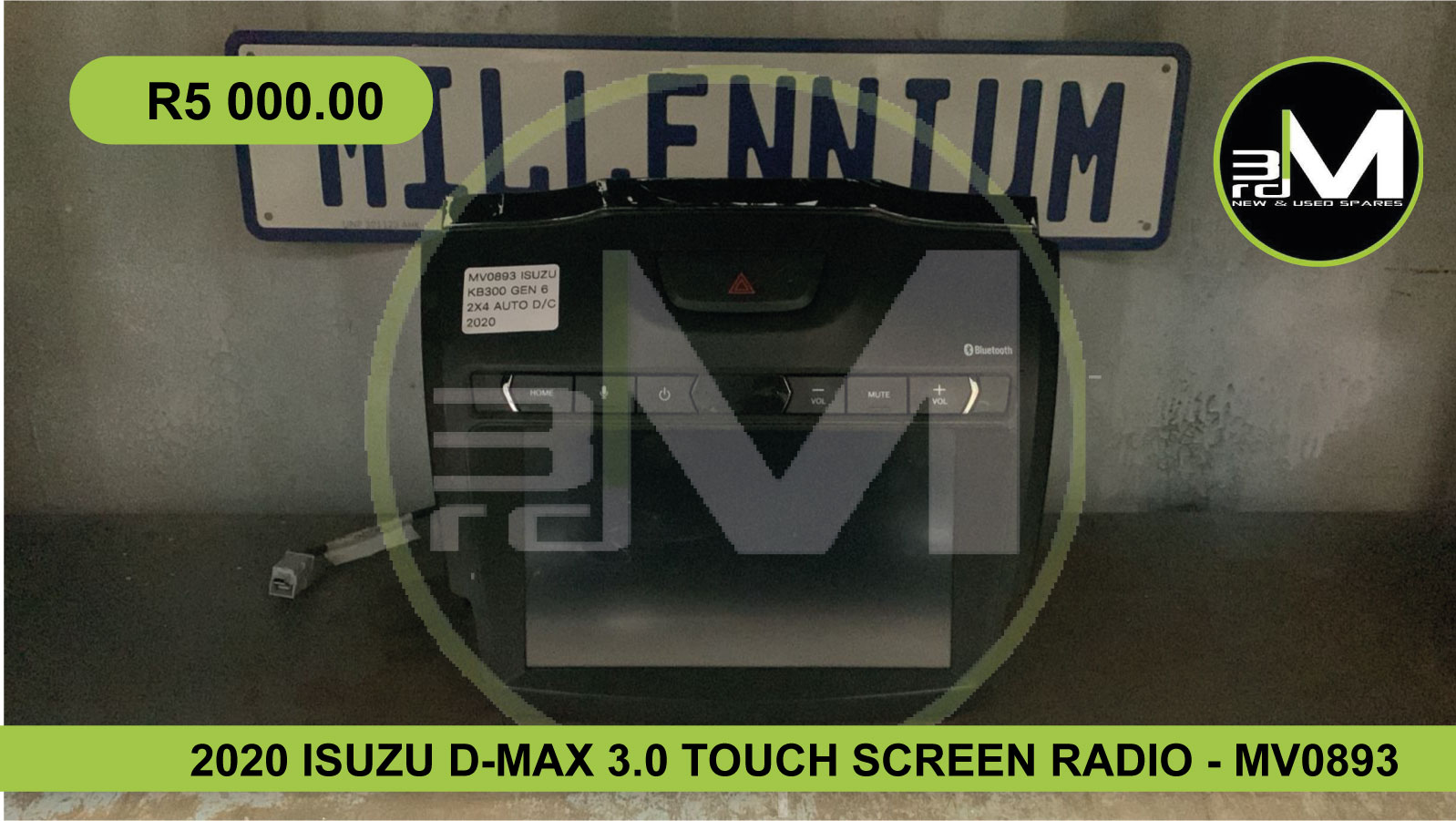 2020 ISUZU D-MAX 3.0 TOUCH SCREEN RADIO - MV0893 - Private Seller 2020 ISUZU D-MAX 3.0 TOUCH SCREEN RADIO - MV0893 - Private Seller