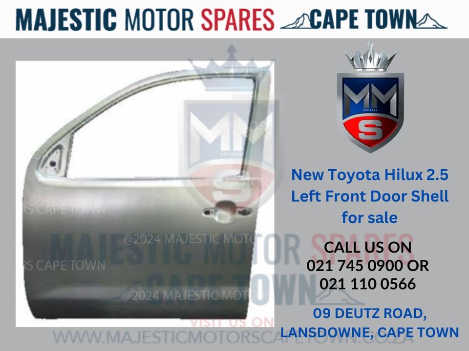 Toyota Hilux 2.5 Left Front Door Shell for sale - Private Seller Toyota Hilux 2.5 Left Front Door Shell for sale - Private Seller