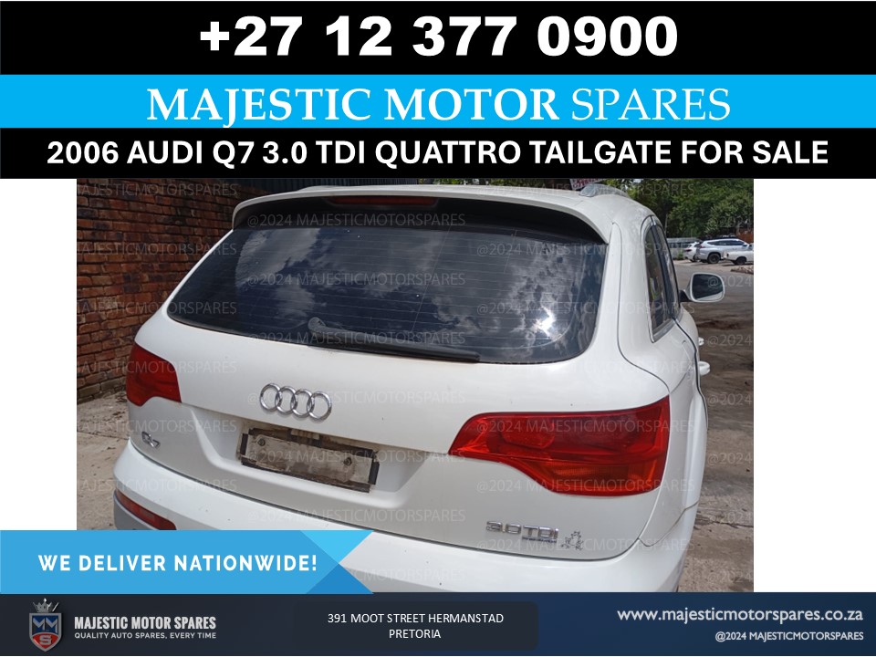 Audi Q7 3.0 TDI Tailgate with Glass | Used OEM Rear Hatch for Sale - Private Seller