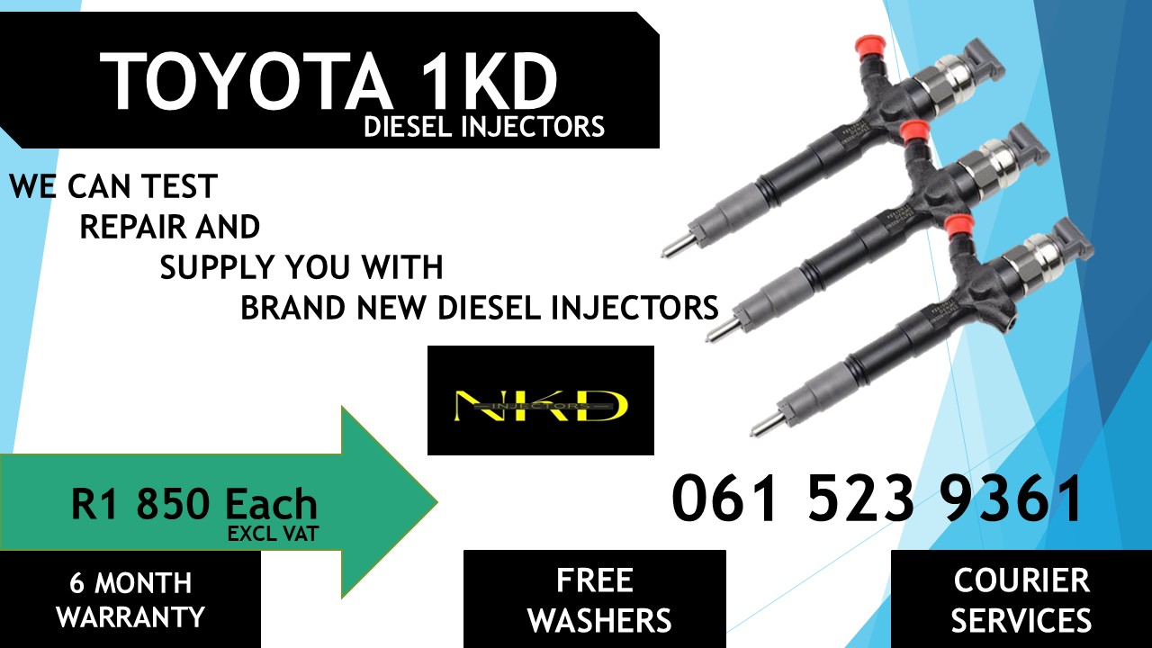 DIESEL INJECTORS FOR TOYOTA 1KD WITH REPORTS FOR SALE - Private Seller DIESEL INJECTORS FOR TOYOTA 1KD WITH REPORTS FOR SALE - Private Seller