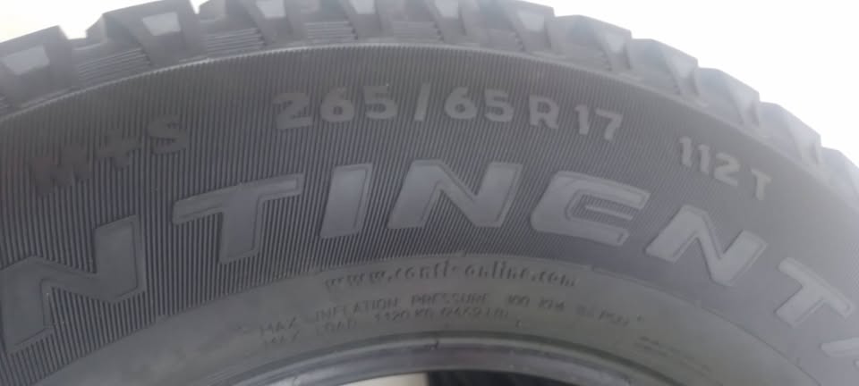 265/65 R17 Continental cross contact A/T brand new - Private Seller