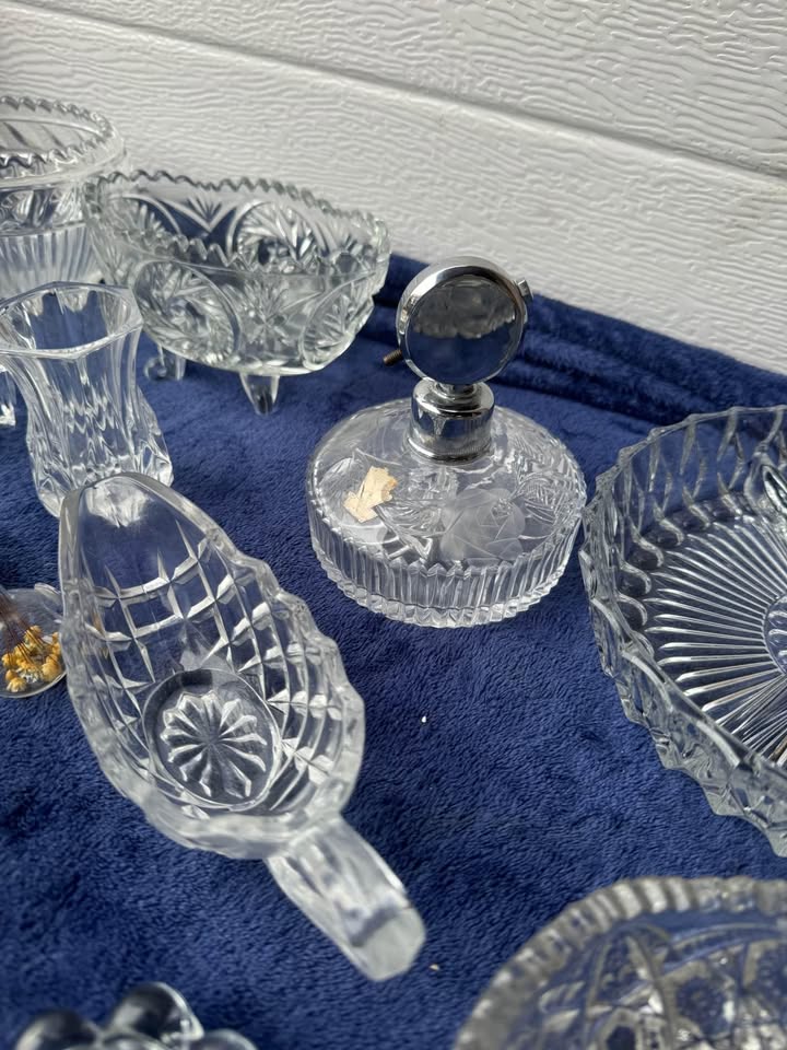 Vintage glass ornaments collection