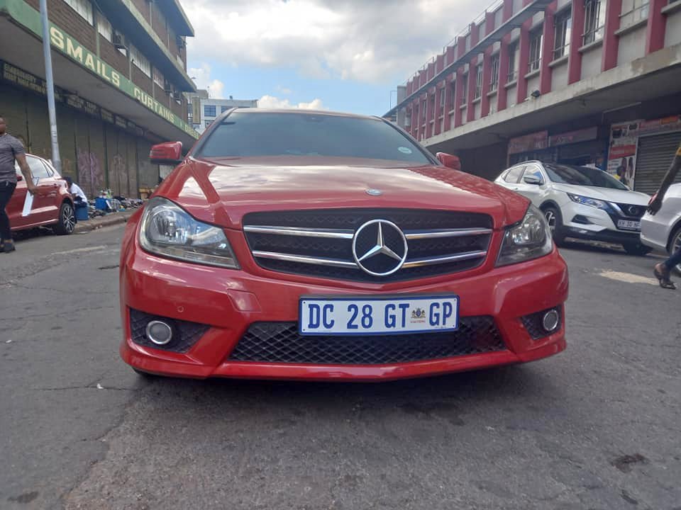 2014 MERCEDES BENZ C180 COUPE PETROL, AUTOMATIC TRANSMISSION, RED COLOR