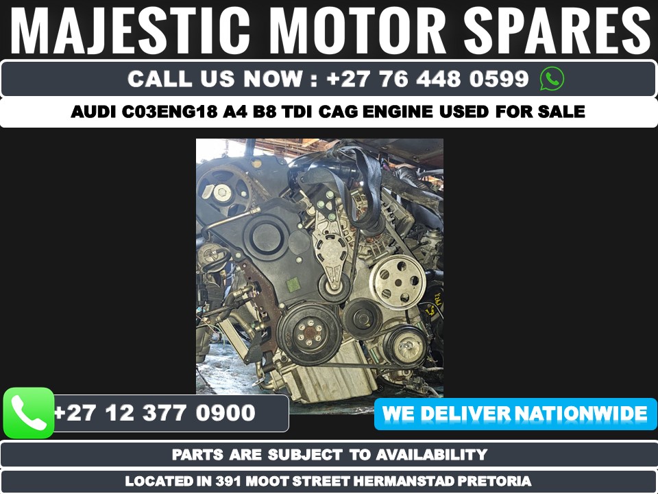 Audi C03ENG18 A4 B8 TDI CAG engine for sale - Private Seller Audi C03ENG18 A4 B8 TDI CAG engine for sale - Private Seller
