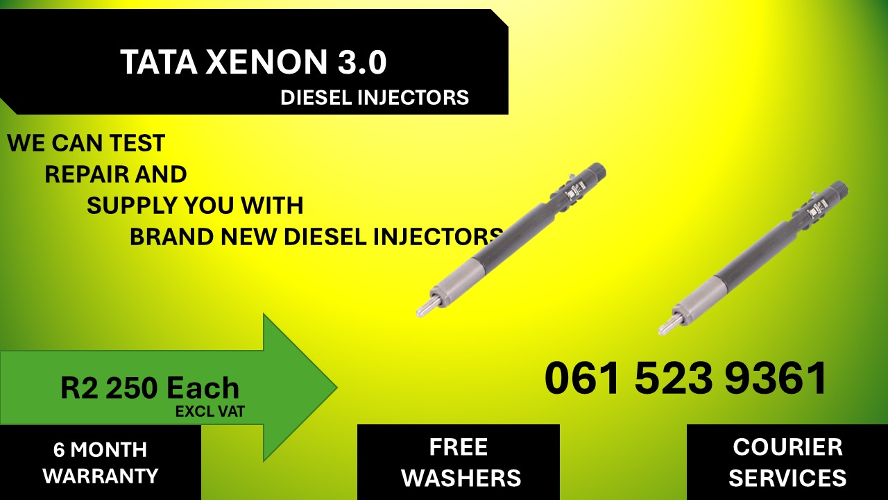 Injectors for TATA XENON 3.0 for sale with warranty - Private Seller Injectors for TATA XENON 3.0 for sale with warranty - Private Seller