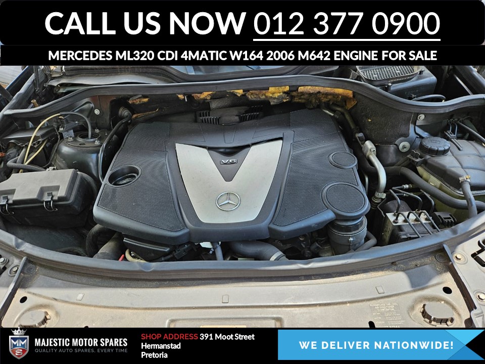 Mercedes ML320 CDI 4Matic M642 engine parts for sale