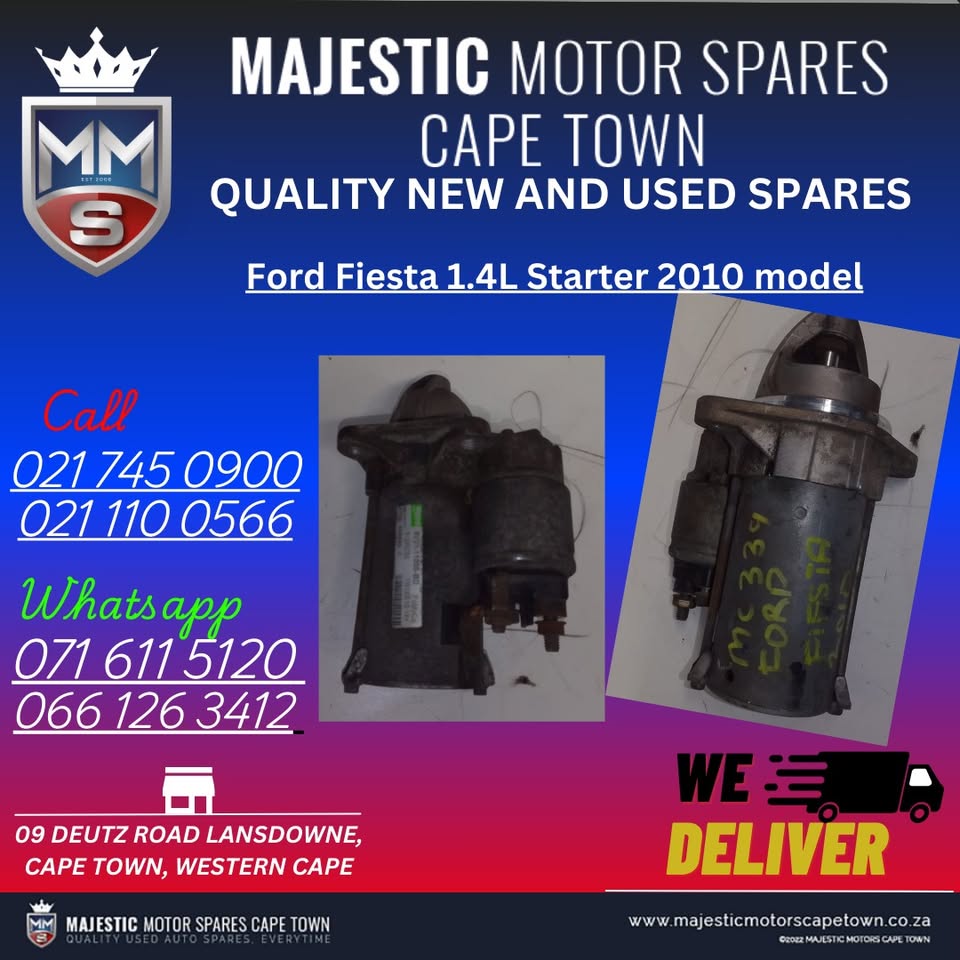 Ford Fiesta 1.4 Used Starter - Private Seller Ford Fiesta 1.4 Used Starter - Private Seller