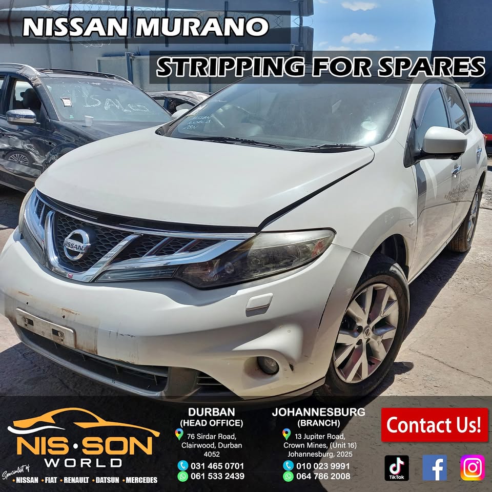 NISSAN MURANO STRIPPING FOR SPARES