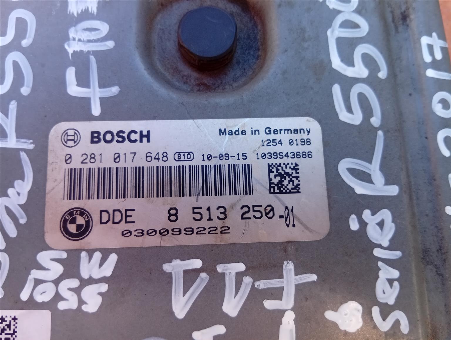 2011-2017 BMW F10 f11 0281017648 DDE8513250-01 030099222 ECU computer box - Private Seller 2011-2017 BMW F10 f11 0281017648 DDE8513250-01 030099222 ECU computer box - Private Seller