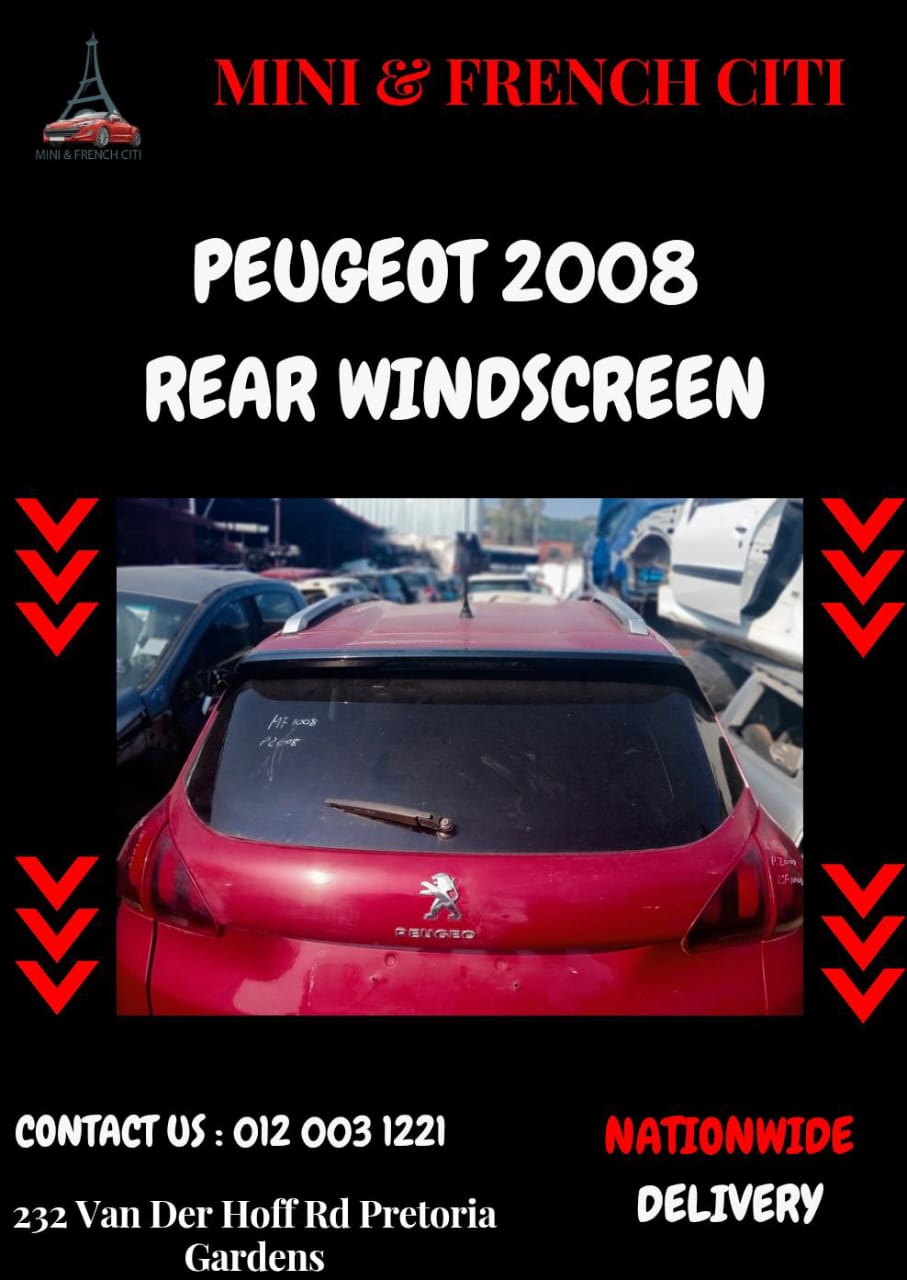 Peugeot 2008 Rear Windscreen for Sale - Private Seller