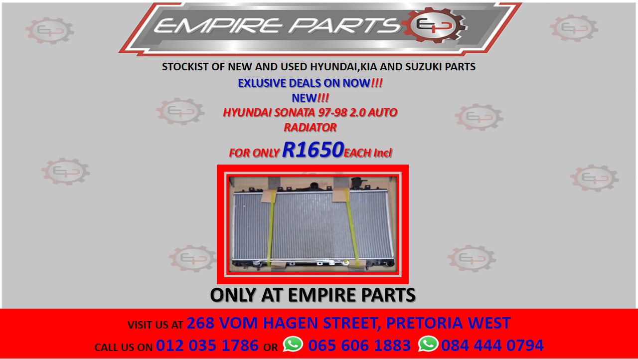 HYUNDAI SONATA 97-98 2.0 AUTO RADIATOR - Private Seller HYUNDAI SONATA 97-98 2.0 AUTO RADIATOR - Private Seller