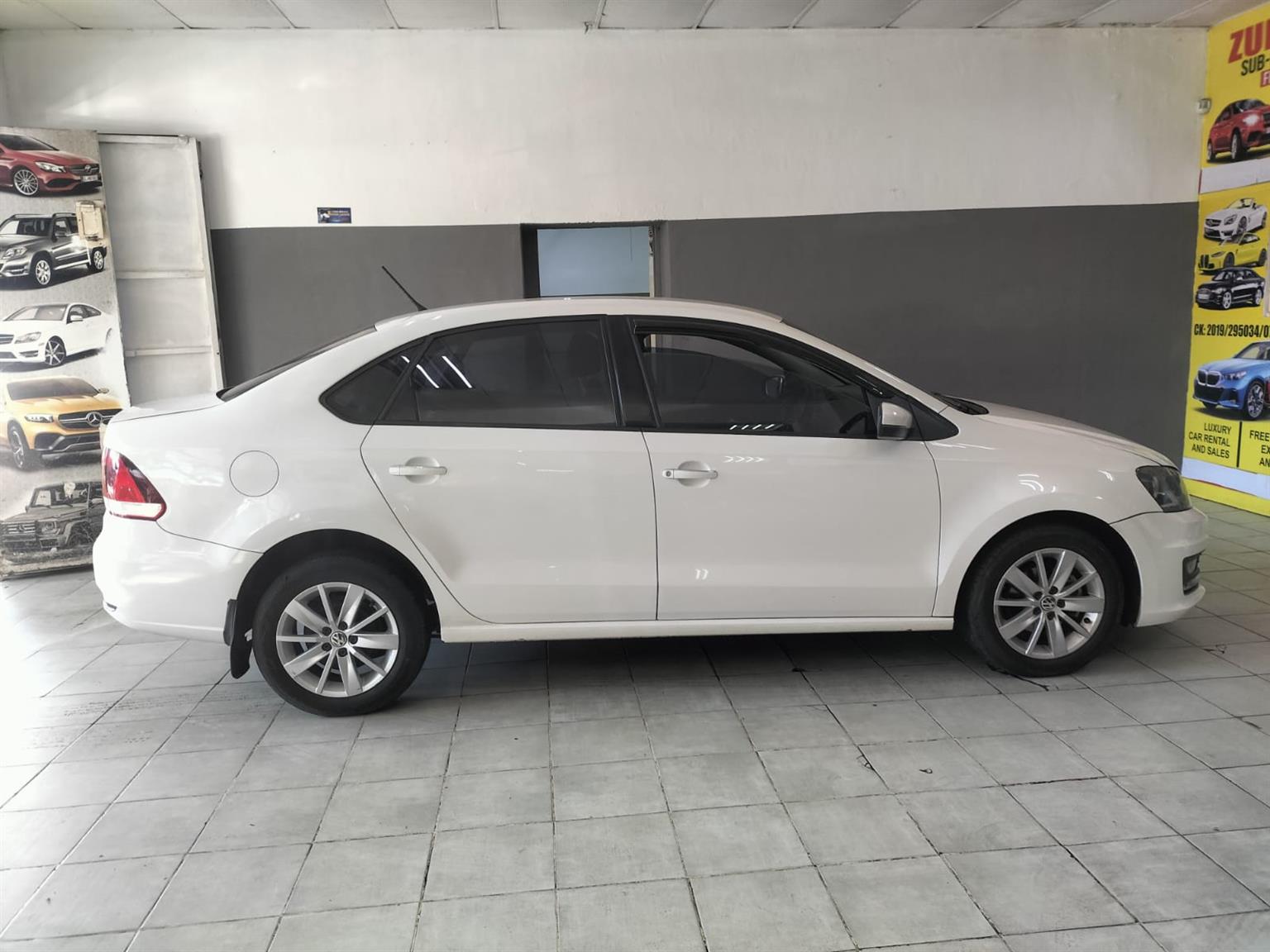 2019 VW POLO 6 1.6 SEDAN MANUAL WHITE PETROL71000KM