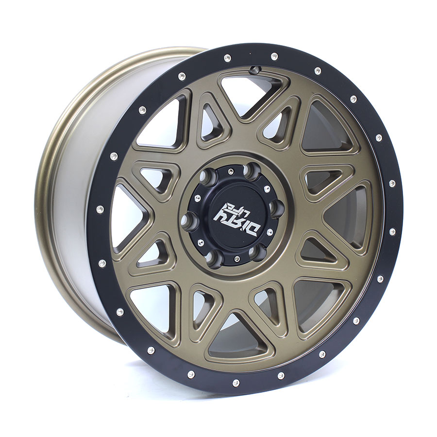 18″ Dirty Life Theory 6/139 Matt Gold Alloy Wheels