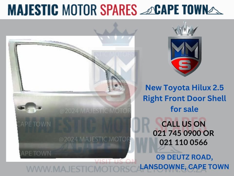 Toyota Hilux 2.5 Right Front Door Shell for sale - Private Seller Toyota Hilux 2.5 Right Front Door Shell for sale - Private Seller