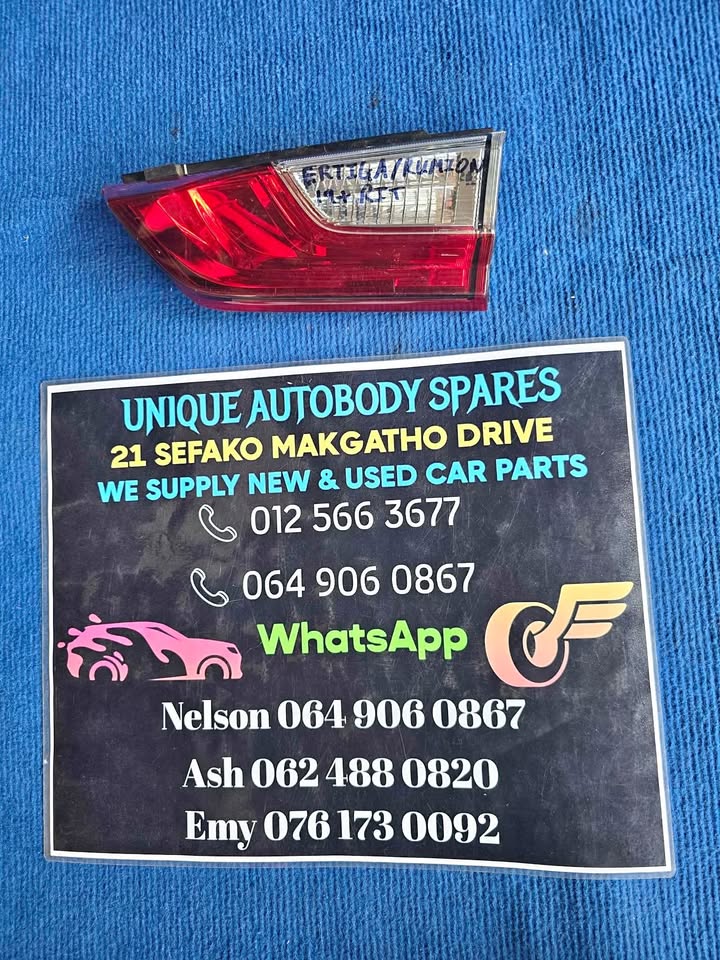 Toyota Rumion / Suzuki Ertiga Right Inner Tail Light - Private Seller Toyota Rumion / Suzuki Ertiga Right Inner Tail Light - Private Seller