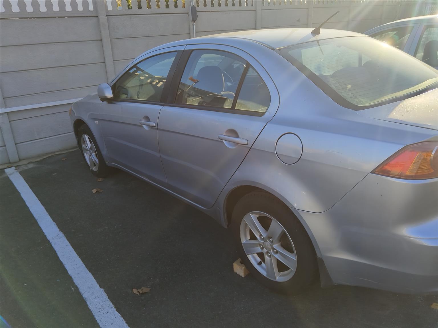 2008 Mitsubishi Lancer sedan 2 litre breaking up for spares.