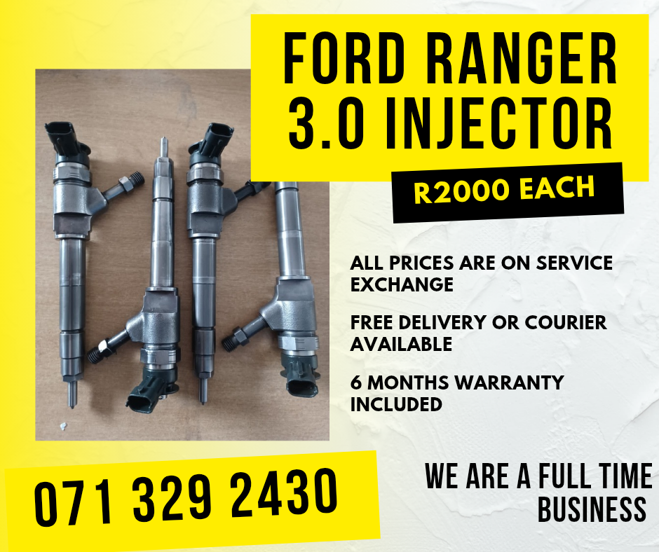 FORD RANGER 3.0 DIESEL INJECTORS FOR SALE WITH WARRANTY - Private Seller FORD RANGER 3.0 DIESEL INJECTORS FOR SALE WITH WARRANTY - Private Seller