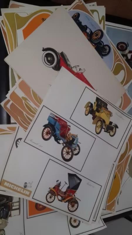 Vintage Car Prints - Large Collection