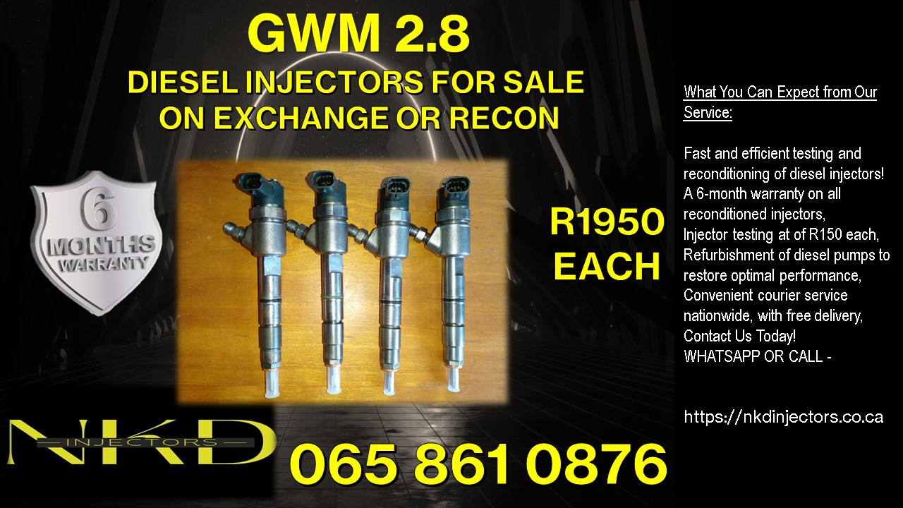 GWM STEED 2.8 INJECTORS FREE DELIVERY AND COLLECTION - Private Seller GWM STEED 2.8 INJECTORS FREE DELIVERY AND COLLECTION - Private Seller