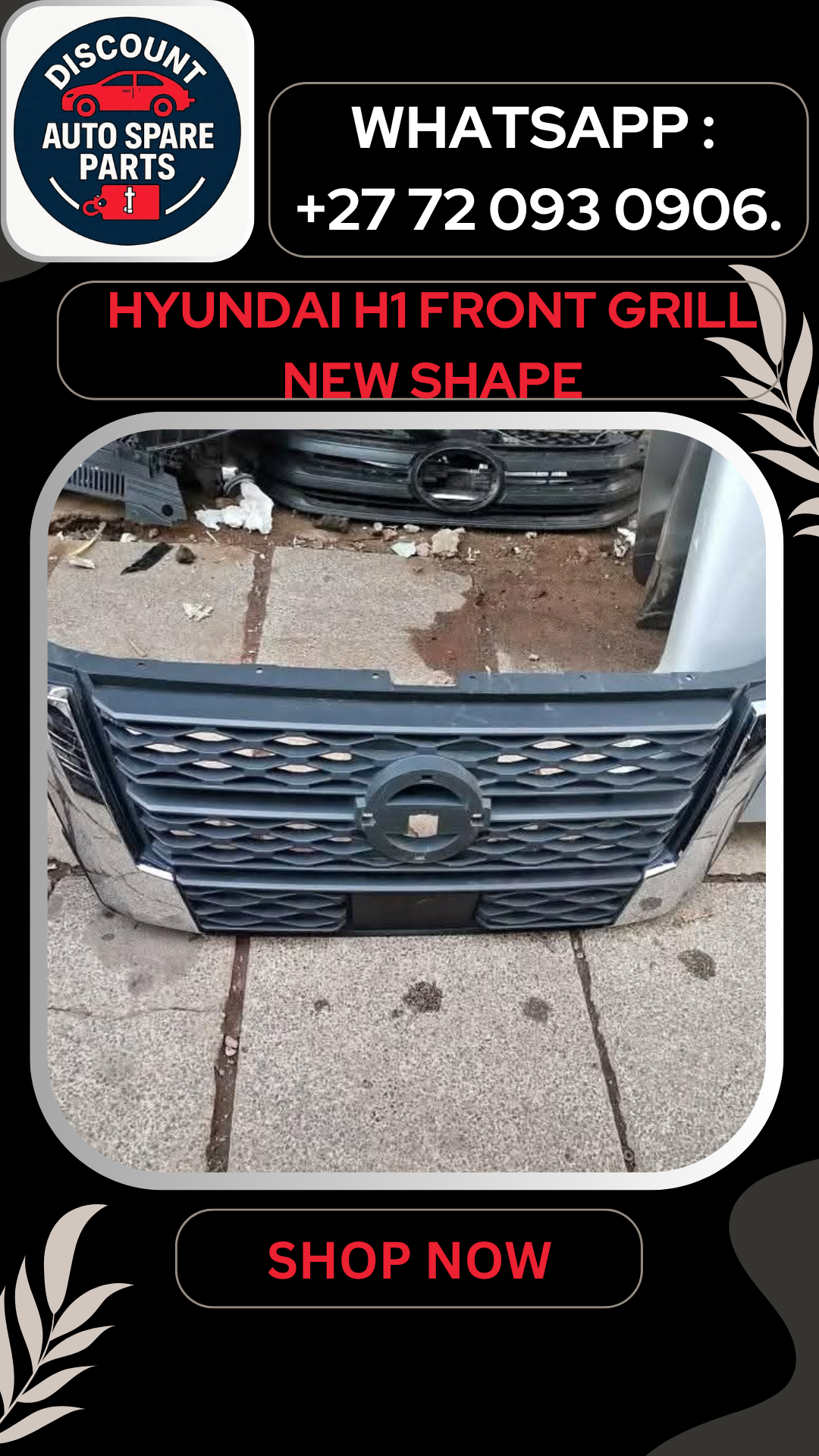 Nissan NAVARRA Front Grill 2021 to 2023