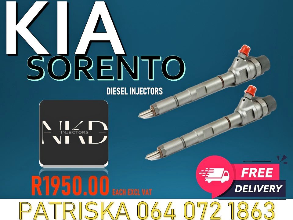 QUALITY DIESEL INJECTORS,TESTED AND GUARANTEED FOR KIA SORENTO