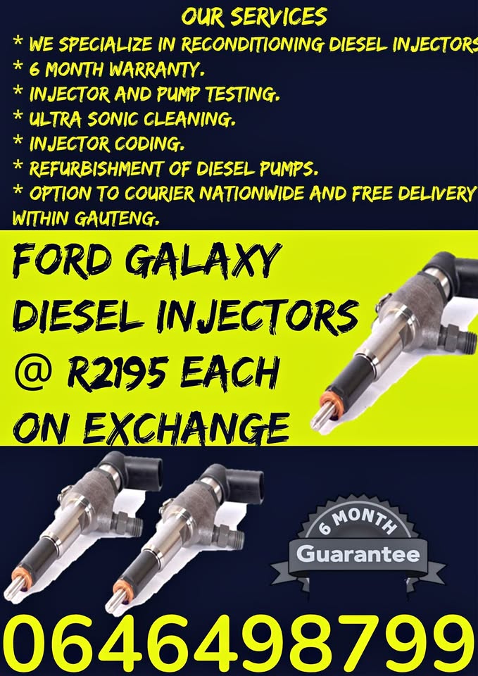 FORD GALAXY DIESEL INJECTORS FOR SALE ON EXCHANGE OR RECON - Private Seller FORD GALAXY DIESEL INJECTORS FOR SALE ON EXCHANGE OR RECON - Private Seller