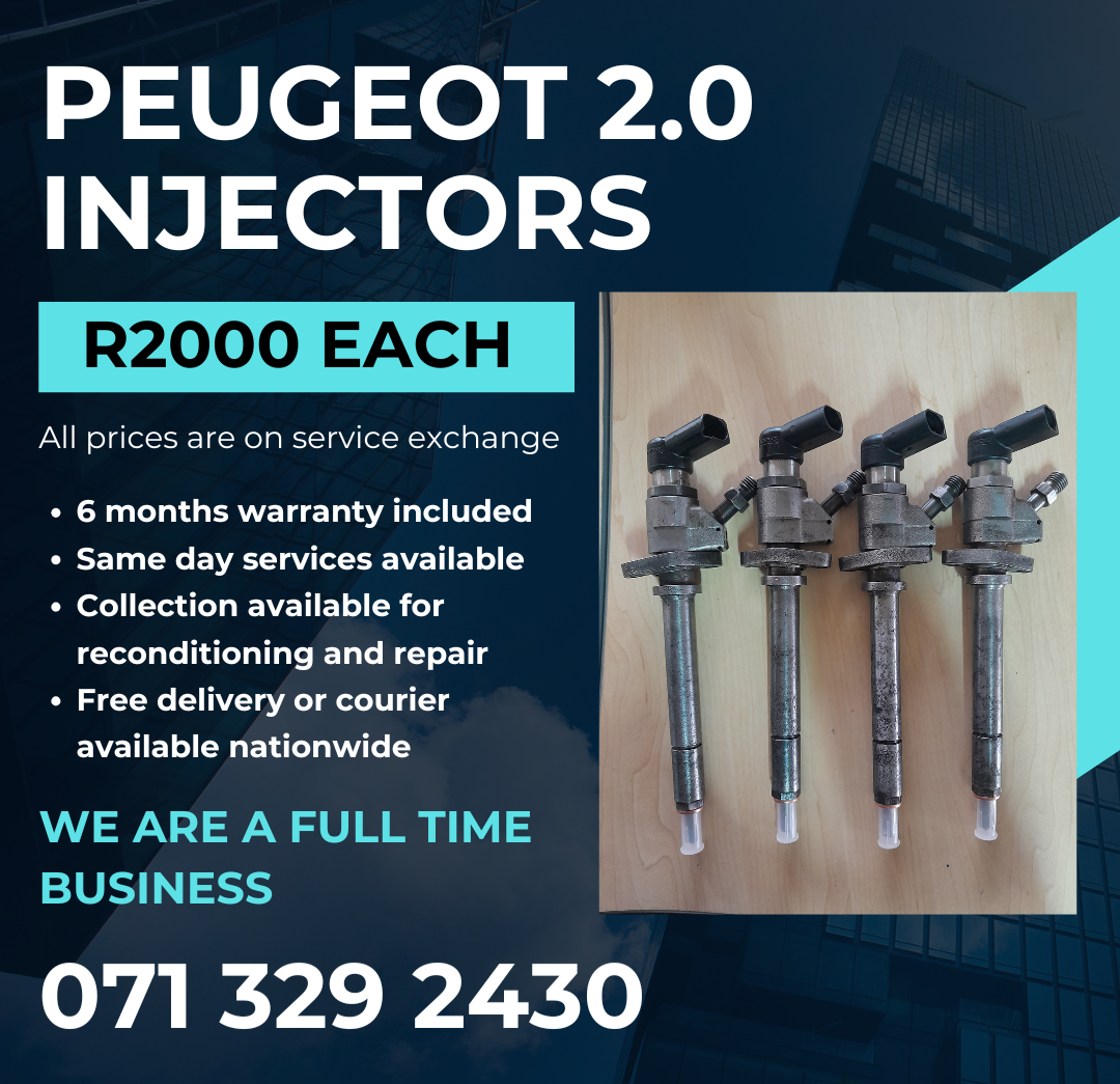 PEUGEOT 2.0 DIESEL INJECTORS FOR SALE WITH WARRANTY - Private Seller PEUGEOT 2.0 DIESEL INJECTORS FOR SALE WITH WARRANTY - Private Seller