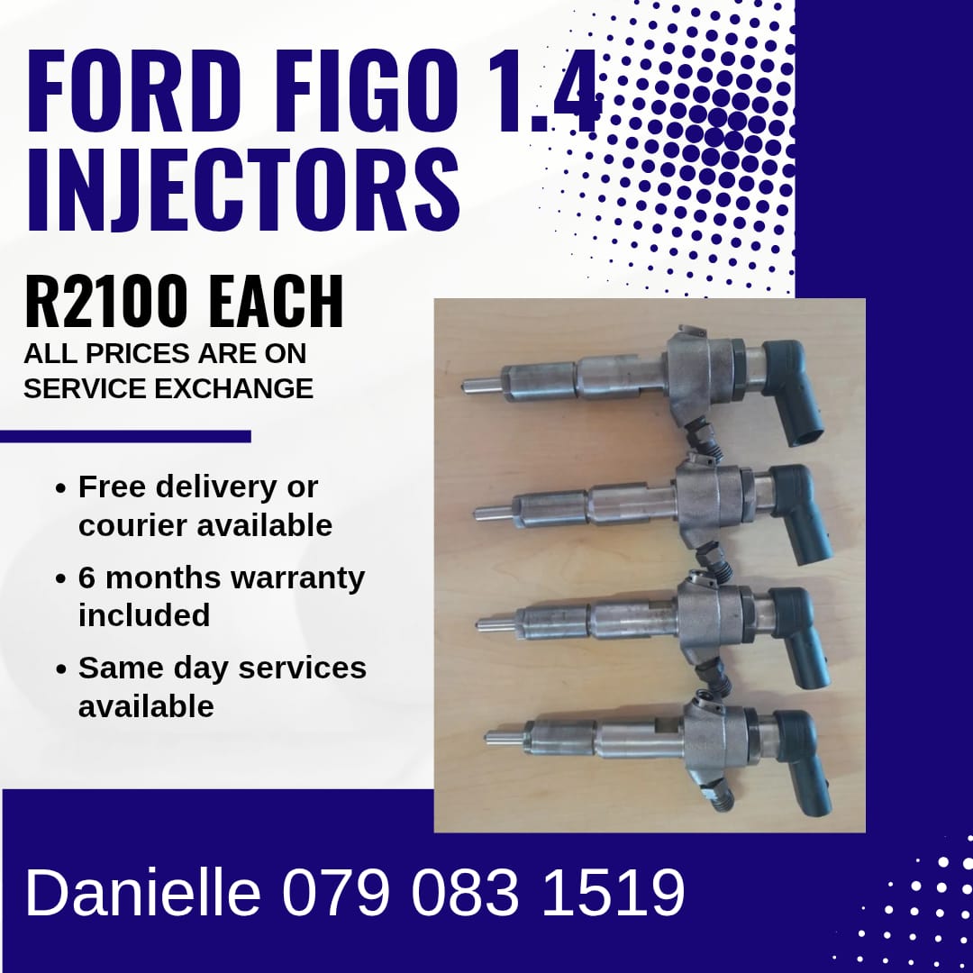 FORD FIGO 1.4 INJECTORS FOR SALE WITH WARRANTY INCLUDED - Private Seller FORD FIGO 1.4 INJECTORS FOR SALE WITH WARRANTY INCLUDED - Private Seller