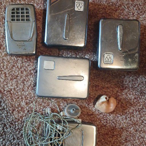 Old collection, hearing aid