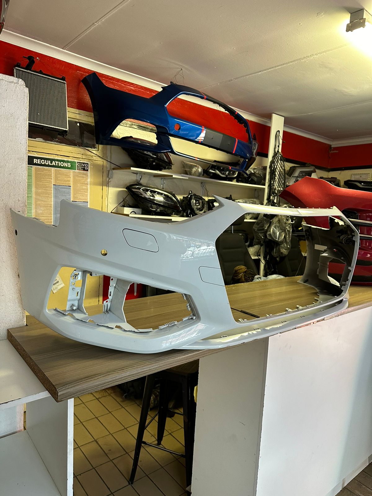 2022 AUDI A4 B9 S-LINE FRONT BUMPER AVAILABLE FOR SALE - Private Seller