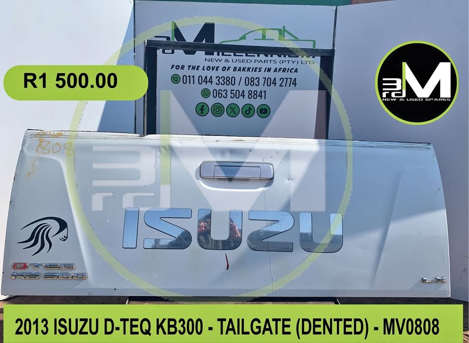 TAILGATE - ISUZU D-TEQ KB300 - Private Seller TAILGATE - ISUZU D-TEQ KB300 - Private Seller