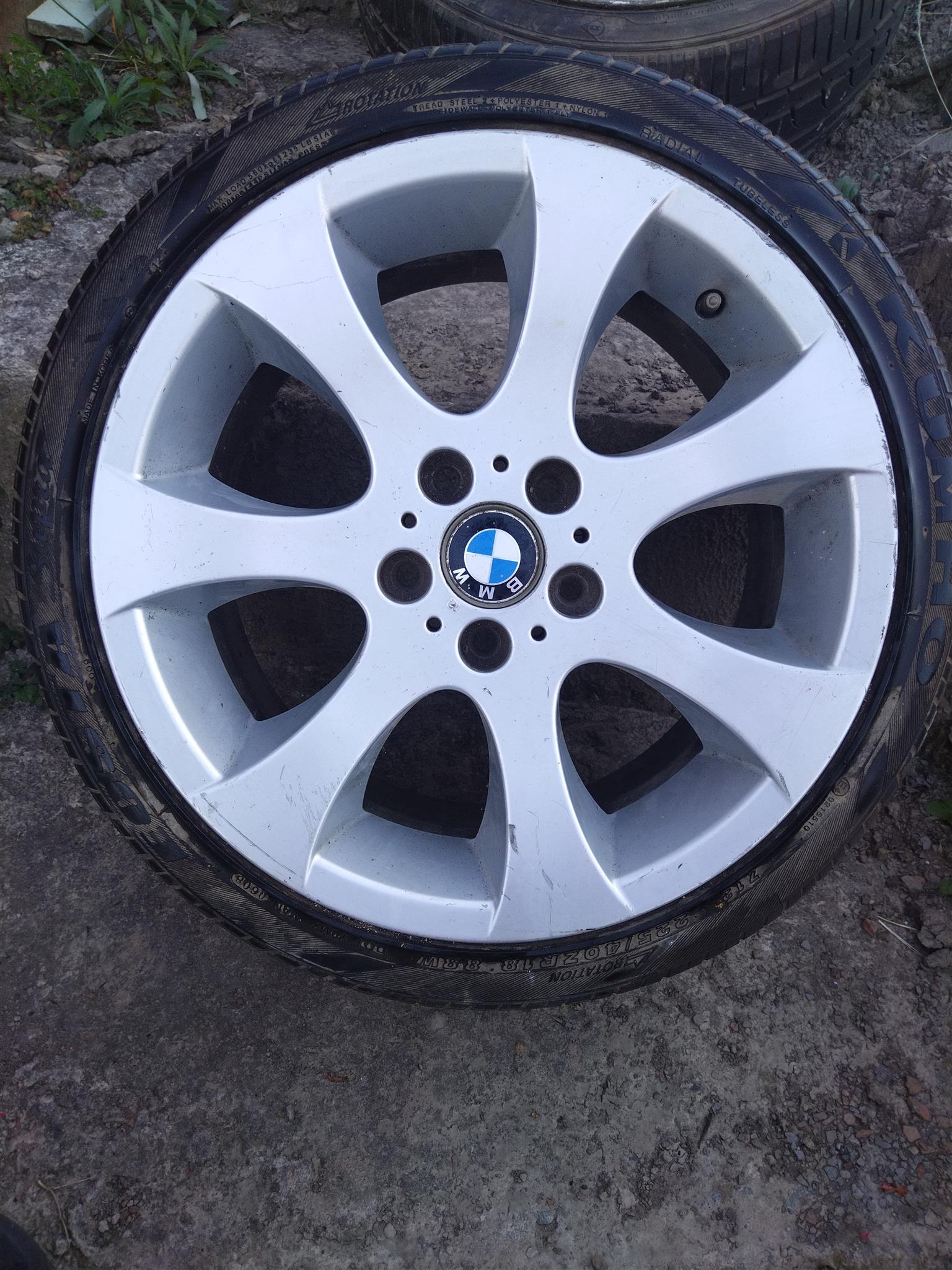 Bmw Ellipsoid 18" rims and tyres