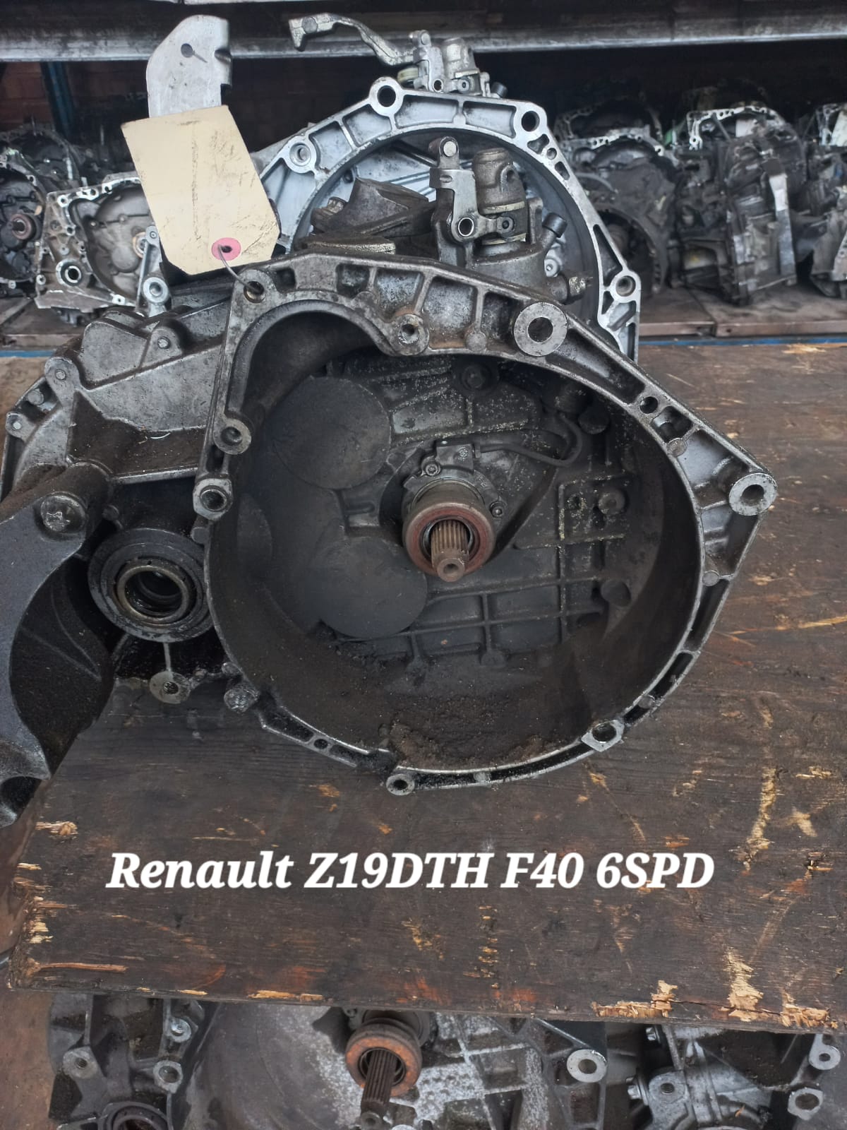 RENAULT Z19DTH F40 6SPD MANUAL GEARBOX RENAULT Z19DTH F40 6SPD MANUAL GEARBOX