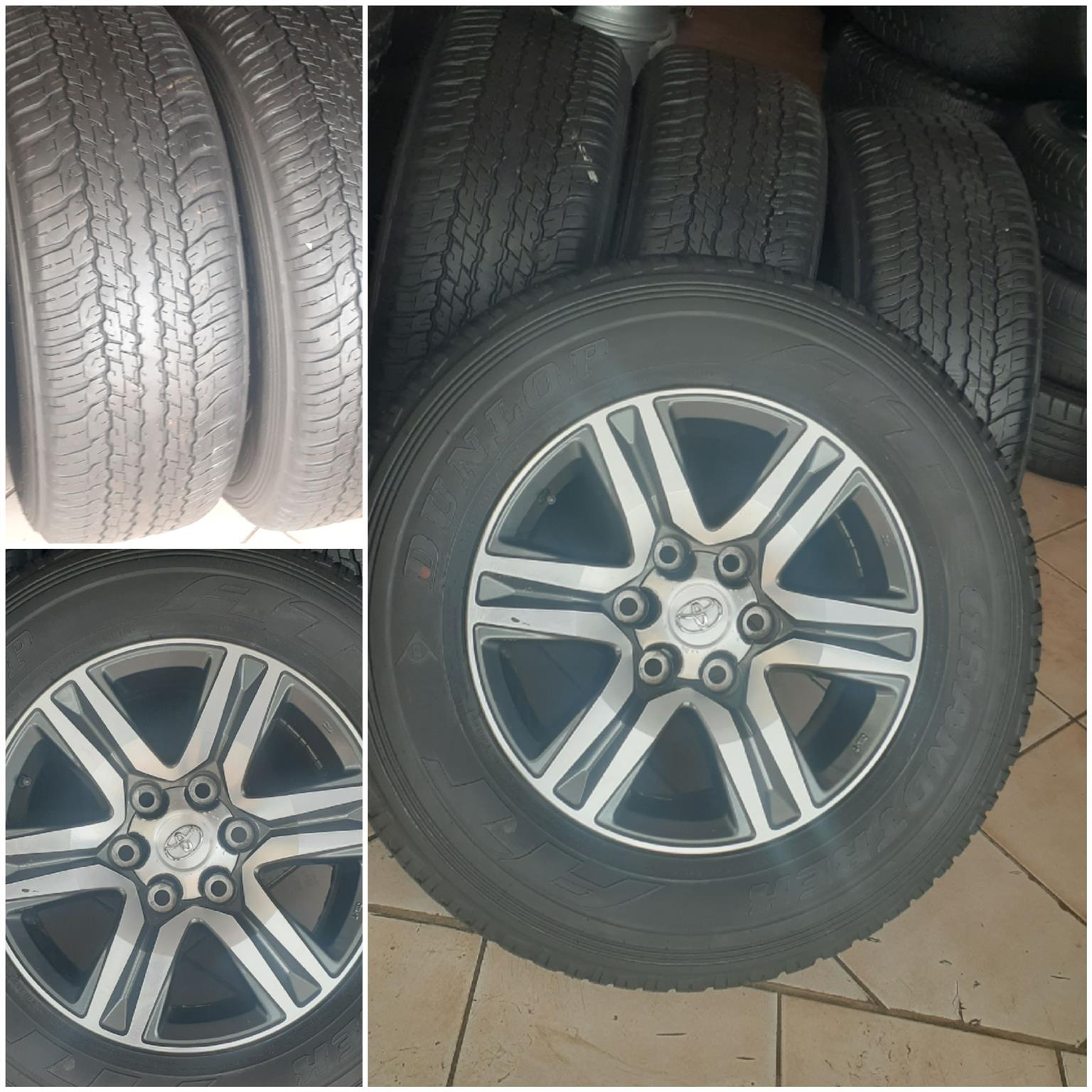 Toyota Hilux/fotuner tyres and rims for sale - Private Seller