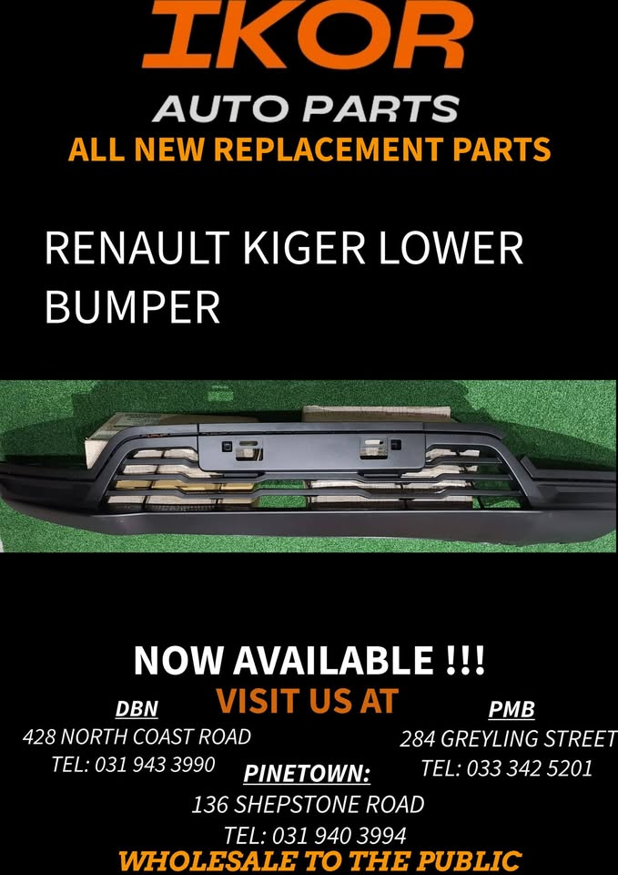 RENAULT KIGER LOWER BUMPER - Private Seller RENAULT KIGER LOWER BUMPER - Private Seller