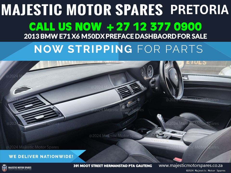 BMW X6 E71 dashboard for sale used - Private Seller BMW X6 E71 dashboard for sale used - Private Seller